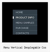 Menu Vertical Desplegable Css Code De Menu Web
