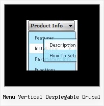 Menu Vertical Desplegable Drupal Pulldown Menue Html