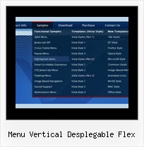 Menu Vertical Desplegable Flex Tree View Menu Sample Application In Java Script