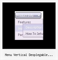 Menu Vertical Desplegable Onmouseover Javascript Create Dropdown Menu With Javascript