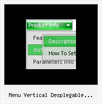 Menu Vertical Desplegable Onmouseover Javascript Menue Bar Scripts