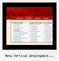 Menu Vertical Desplegable Onmouseover Javascript Dynamic Menu Horizontal