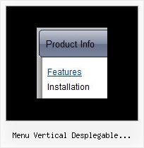 Menu Vertical Desplegable Onmouseover Javascript Tutorial Javascript