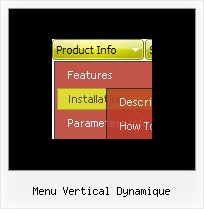 Menu Vertical Dynamique Relative Positioning Menu Code