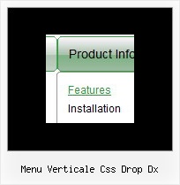 Menu Verticale Css Drop Dx Flyout Menu Examples