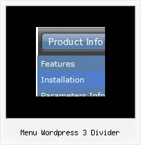 Menu Wordpress 3 Divider Simple Menu Java