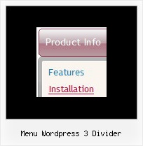 Menu Wordpress 3 Divider Onmouseover Javascript