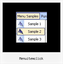 Menuitemclick Tutorial Javascript Menu Bar