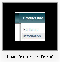 Menuns Desplegables De Html Javascript Popup Menu Example Code