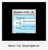 Menus Css Desplegables Make A Menue