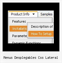 Menus Desplegables Css Lateral Menus Vertical