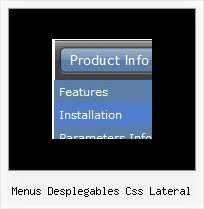 Menus Desplegables Css Lateral Dynamic List Menu