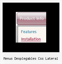 Menus Desplegables Css Lateral Dynamic Menus Html