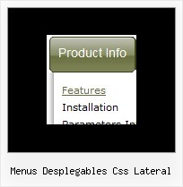 Menus Desplegables Css Lateral Dropdown Menus In Web Pages Examples