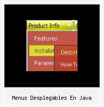 Menus Desplegables En Java Java Menu Dropdown
