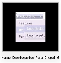 Menus Desplegables Para Drupal 6 Tutorial Horizontal Menu Dhtml