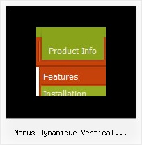 Menus Dynamique Vertical Javascript Javascript Horizontal Menu Static