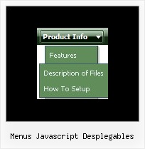 Menus Javascript Desplegables Menu For Web