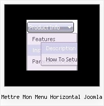 Mettre Mon Menu Horizontal Joomla How To Drop Down Menu Web Page