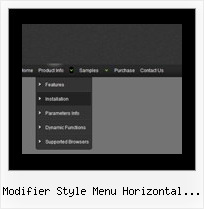 Modifier Style Menu Horizontal Joomla Cascading Menue