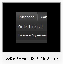 Moodle Aadvark Edit First Menu Dhtml Mouseover Menu Example