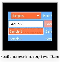 Moodle Aardvark Adding Menu Items Dhtml Floating Bar
