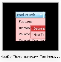 Moodle Theme Aardvark Top Menu Issues Java Menu Navigation Tutorial