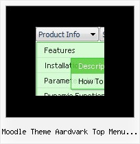 Moodle Theme Aardvark Top Menu Issues Dhtml Scroll Menu