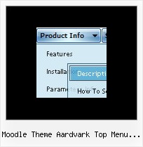 Moodle Theme Aardvark Top Menu Issues Popup Menu In Html