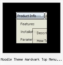 Moodle Theme Aardvark Top Menu Issues Dynamic Menus Jscript