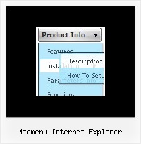 Moomenu Internet Explorer Dhtml Expandable Menu