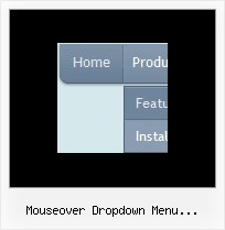 Mouseover Dropdown Menu Horizontal Mit Html Explorer Style