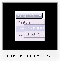 Mouseover Popup Menu Ie6 Javascript Vertical Sliding Menus In Fireworks