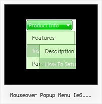 Mouseover Popup Menu Ie6 Javascript Dynamic Menu Horizontal