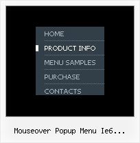Mouseover Popup Menu Ie6 Javascript Image Scrolling Menu