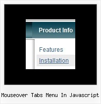 Mouseover Tabs Menu In Javascript Mouse Over Drop Downs For Web Sites