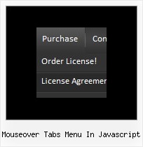 Mouseover Tabs Menu In Javascript Collapsible Hierarchical Menu