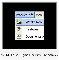 Multi Level Dynamic Menu Cross Frame How To Create Pop Up Menus Dhtml