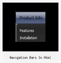 Navigation Bars In Html Position Buttons In Html