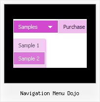 Navigation Menu Dojo Webmenu Code Example