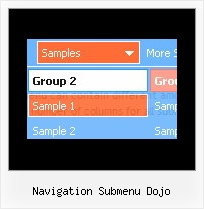 Navigation Submenu Dojo Mouseover Menu In Java Example