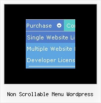 Non Scrollable Menu Wordpress Dynamic Menus Examples