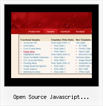 Open Source Javascript Collapsible Menu Sliding Menue