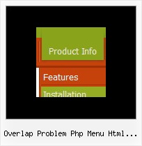 Overlap Problem Php Menu Html Navigation Website Navigation Bars