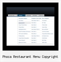 Phoca Restaurant Menu Copyright Menu List Javascript