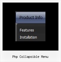 Php Collapsible Menu Java Script Web Menu Bar