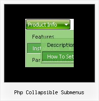 Php Collapsible Submenus Fading Drop Down Menu Javascript