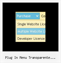 Plug In Menu Transparente Indexhibit Xp Menu