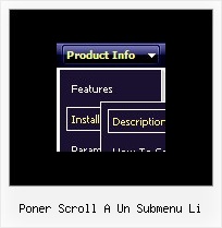 Poner Scroll A Un Submenu Li Dhtml Nested Menu