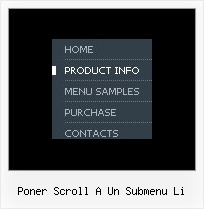 Poner Scroll A Un Submenu Li Java Dinamic